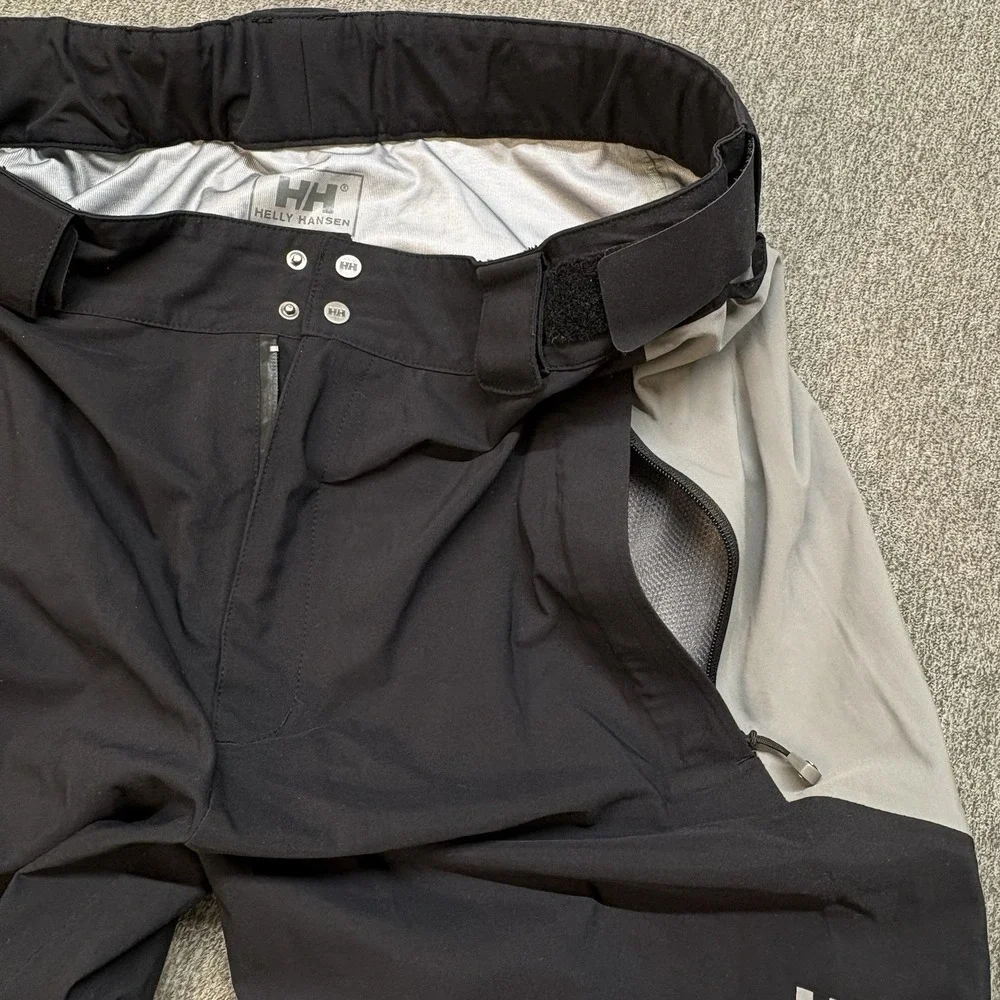 Helly Hansen Snow Pants Mens L‎ Black Helly Tech RECCO Primaloft Insulated Ski